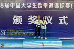 3金3银1铜 西电学子在中国大学生跆拳道锦标赛获佳绩